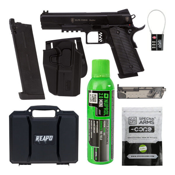 Bundle Deal #2 - Elite Force BlaMer GBB Softair Pistole, Black - Bild 1