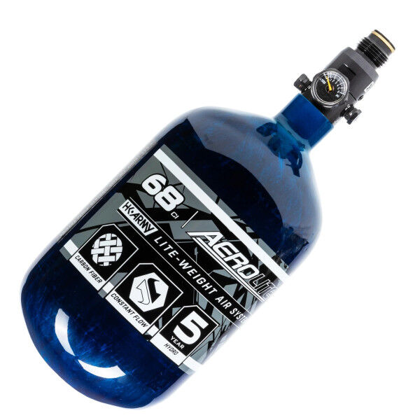 HK Army Aerolite Carbon Fiber Tank w/ Regulator 68/4500, Blue - Bild 1