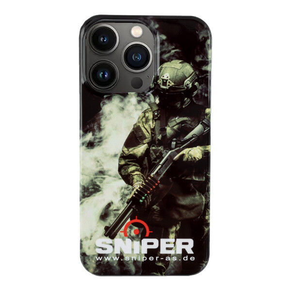 Sniper-AS 3-D Handyhülle für IPhone 13 Pro, Soldat - Bild 1