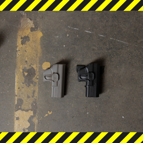 B-Ware Formholster für Glock Modelle, rechts, Black und Tan - Bild 1