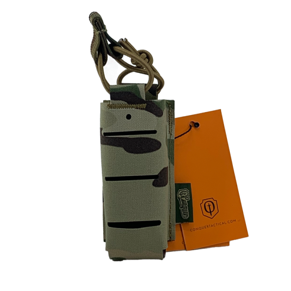 Conquer Laser-Cut Pistol Mag Pouch, Camo - Bild 1