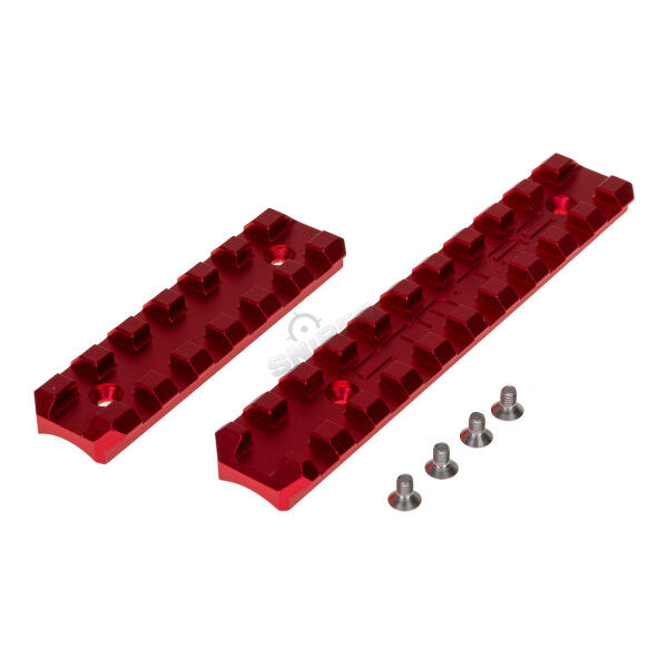 CTM CNC Upper &amp; Lower Picatinny Rail Set für AAP-01, Red - Bild 1