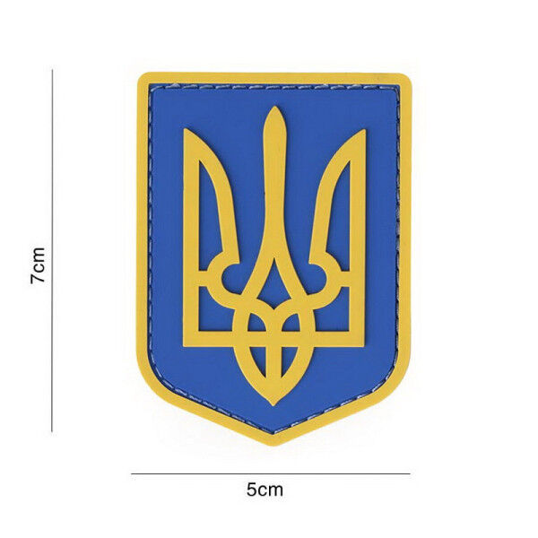 Patch 3D PVC Ukrainian Army, Blue - Bild 1