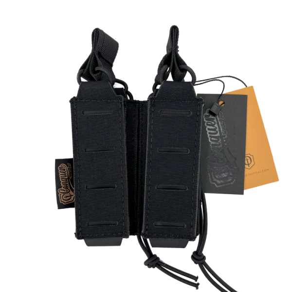 Conquer Double Pistol Mag Pouch, Black - Bild 1