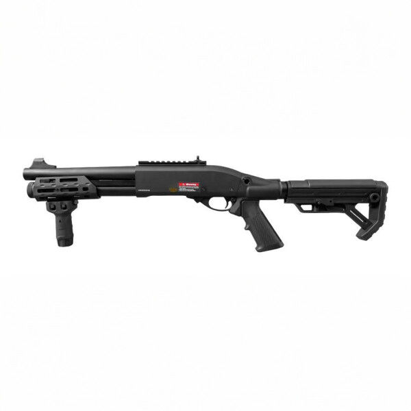 Golden Eagle M870 M-Lok Tri-Shot Gas Shotgun, Black - Bild 1