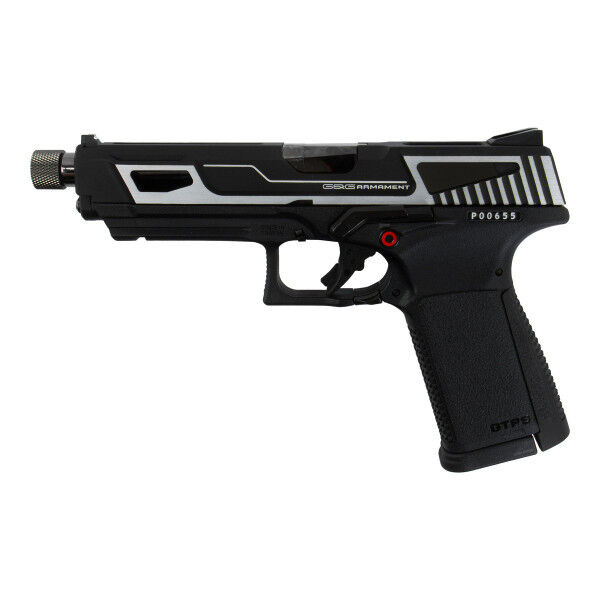 GTP 9 MS GBB, Softair Pistole, Black/Silver - Bild 1