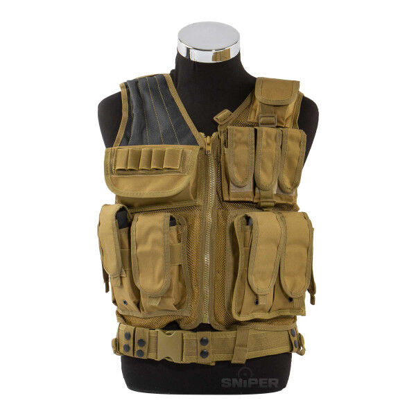 Tactical Mesh Vest, Tan - Bild 1