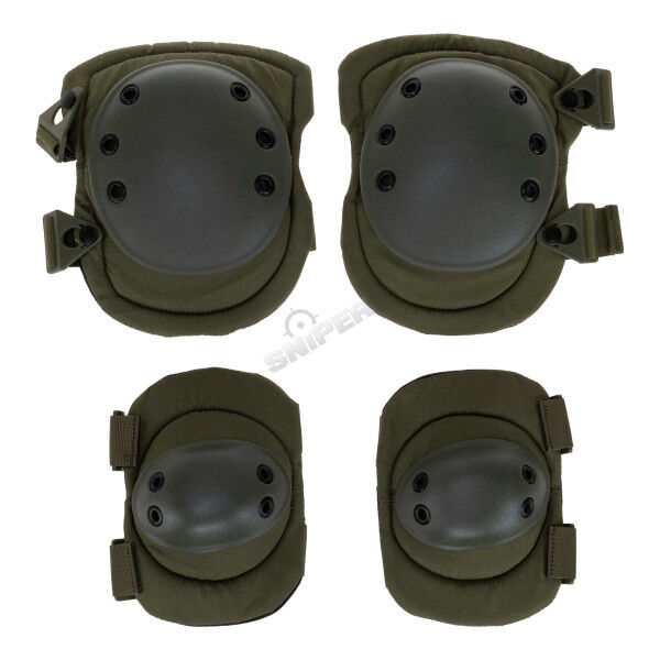 Reapo Knee and Elbow Protection Set, Olive - Bild 1