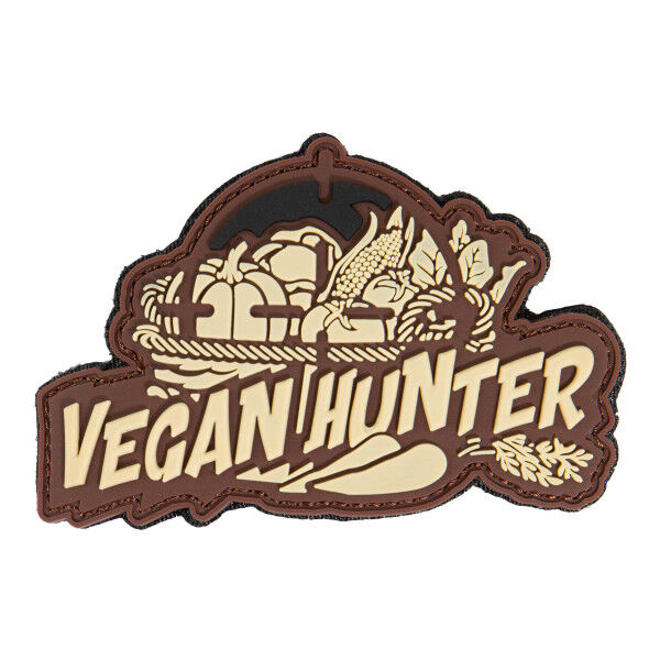 Patch 3D PVC Vegan hunter, coyote - Bild 1