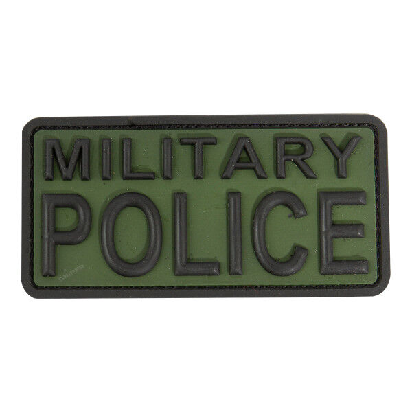 3D PVC Patch Military Police, green - Bild 1
