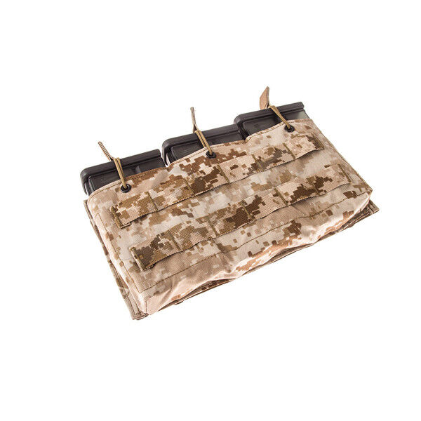 HK 417/G28 Triple Open Top Magazine Pouch, Desert - Bild 1