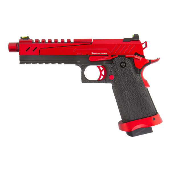 Vorsk Hi-Capa 5.1 Red/Black Split Slide GBB Softair Pistole - Bild 1