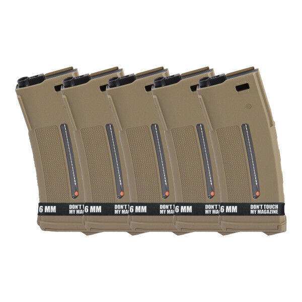 PTS EPM1 Enhanced Magazin für M4 250rds, Dark Earth 5er-Set - Bild 1