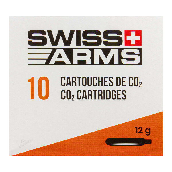 Swiss Arms 12gr. CO2 Kapseln, 10er Pack - Bild 1