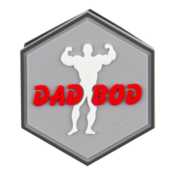 Hexagon 3D PVC Patch Dad Bod - Bild 1