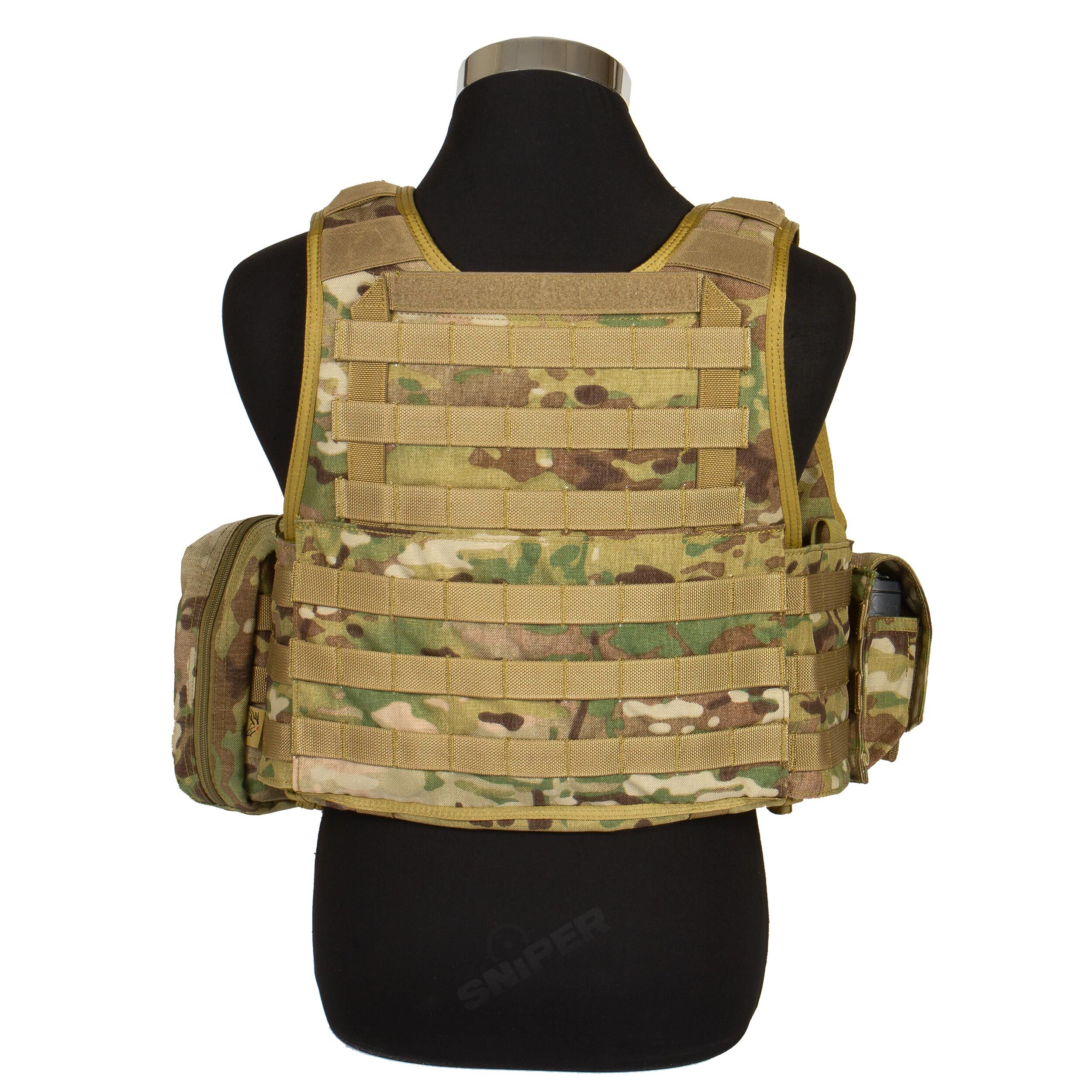 Molle Plattenträger mit Pouch Set, Multicam | Plattenträger