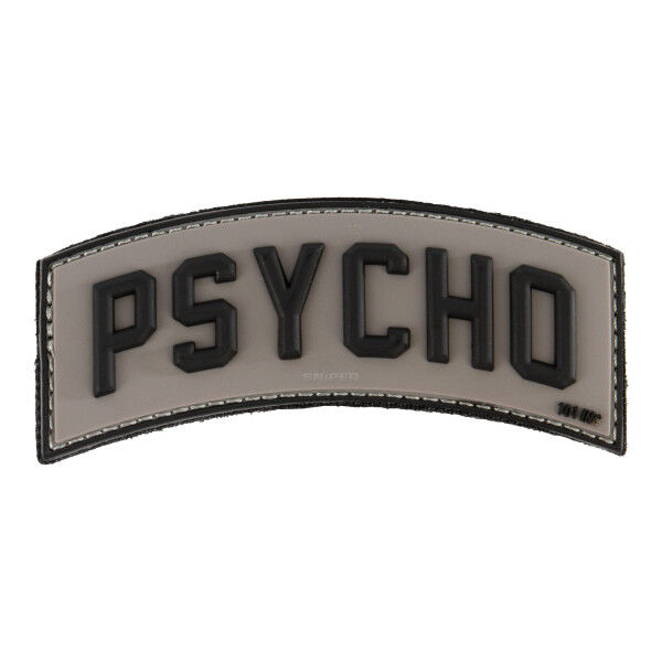Patch PVC 3D Psycho, grey - Bild 1
