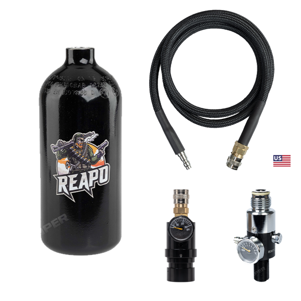 Reapo Twister MR Regulator Complete HPA Set Silver, US Top Version - Bild 1