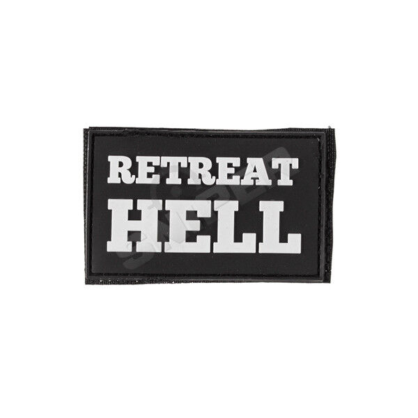 Retreat Hell PVC Patch, black - Bild 1