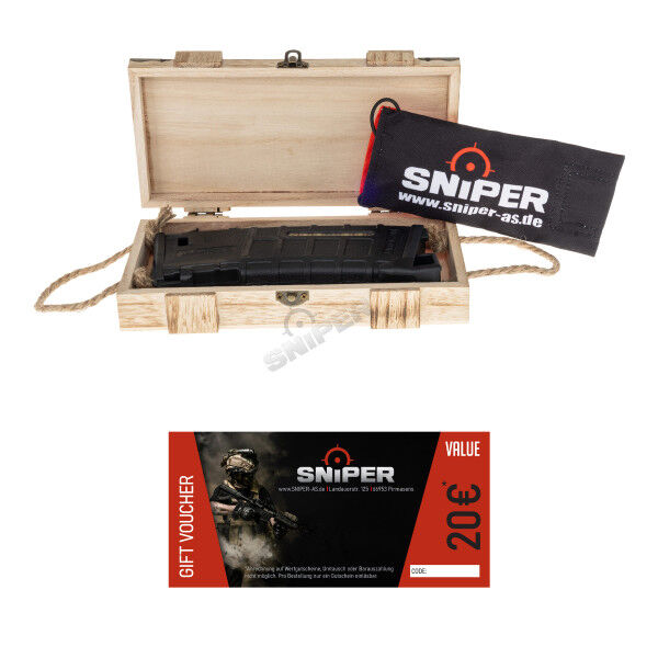 Box Deals - Sniper 20€ Gutschein &amp; Remove Laufsocke, Black - Bild 1