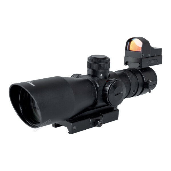 3-9x42 Short Dot w/ Red Dot Visier, Black - Bild 1