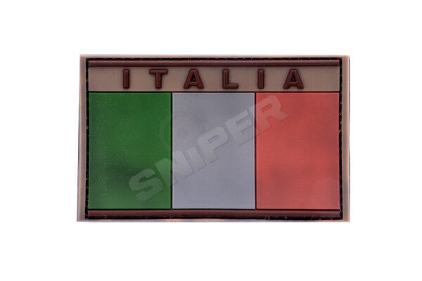 Italia 3D PVC Patch tan - Bild 1