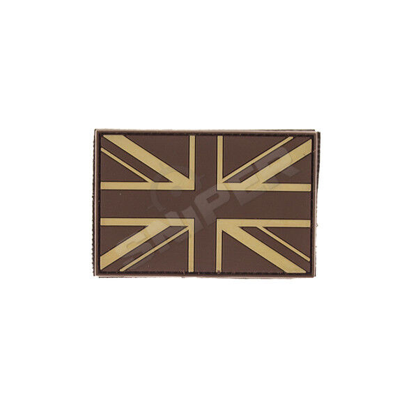 UK Flag PVC Patch, desert - Bild 1