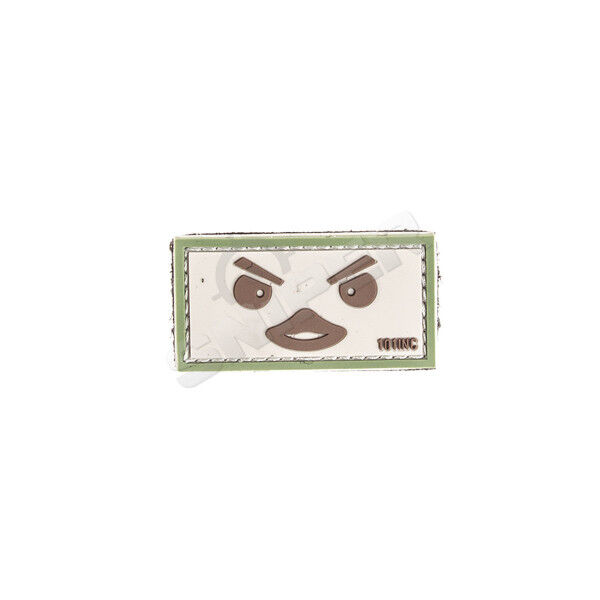 Duckface PVC Patch, sand/green (B120) - Bild 1