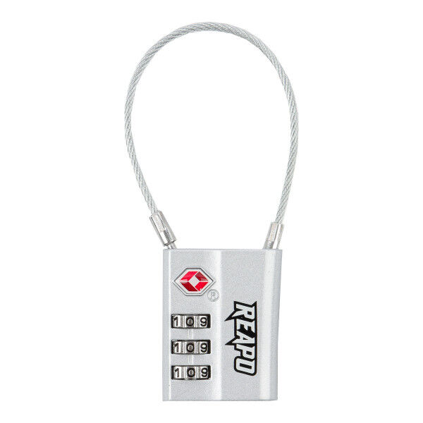 Reapo XL Zahlenschloss TSA lock, Silber - Bild 1