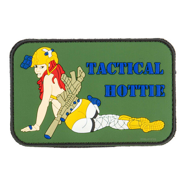 Tactical Hottie 3D PVC Patch, Grün - Bild 1