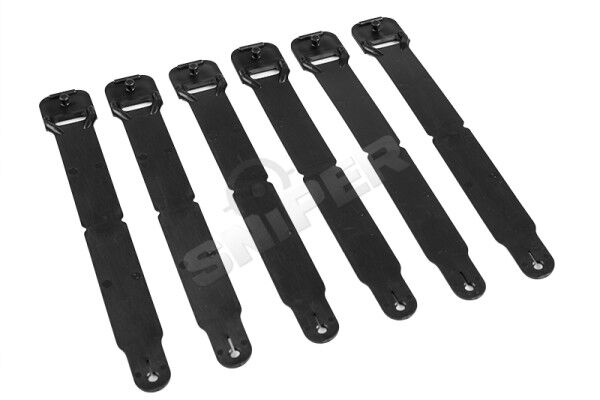 Malice Short Clip Set, 6 Stück, Black - Bild 1