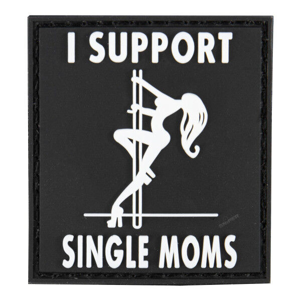 Patch 3D PVC I Support Single Moms - Bild 1