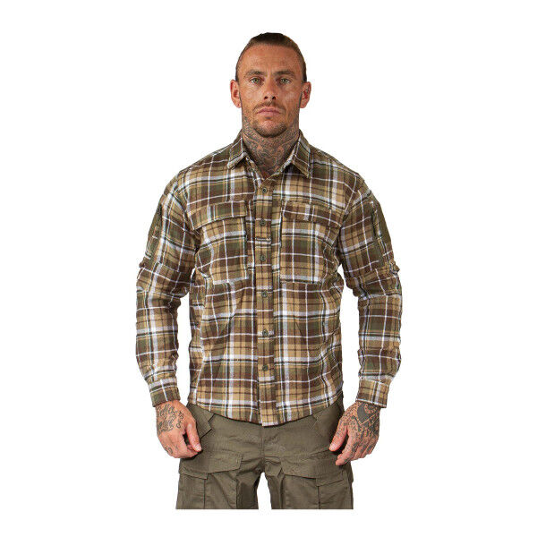 Contractor Shirt, Brown &amp; Green - Bild 1