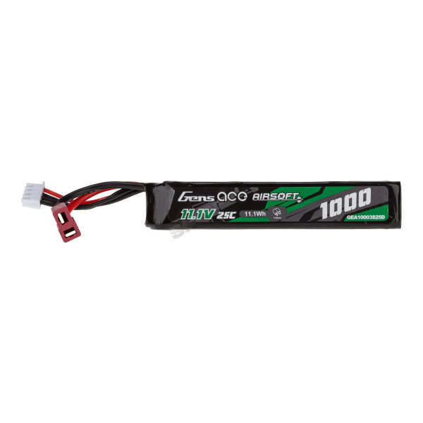 Dean 11,1V 1000mAh 25C LiPo-Akku, 1 Stick - Bild 1