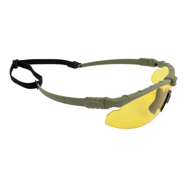 NP Battle Pro´s Schutzbrille Green, Yellow Lense - Bild 1
