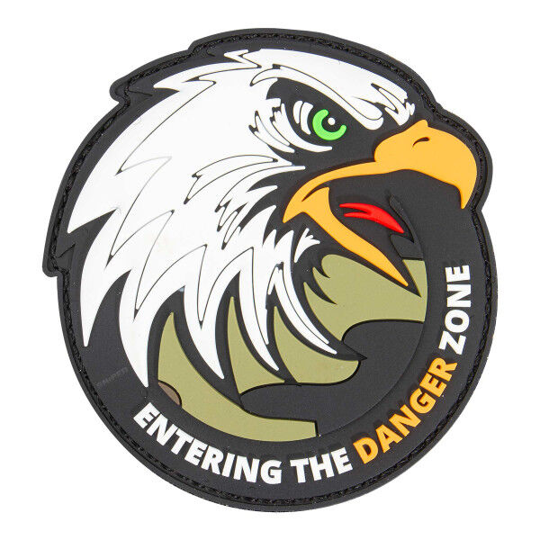 Patch 3D PVC Danger zone eagle - Bild 1