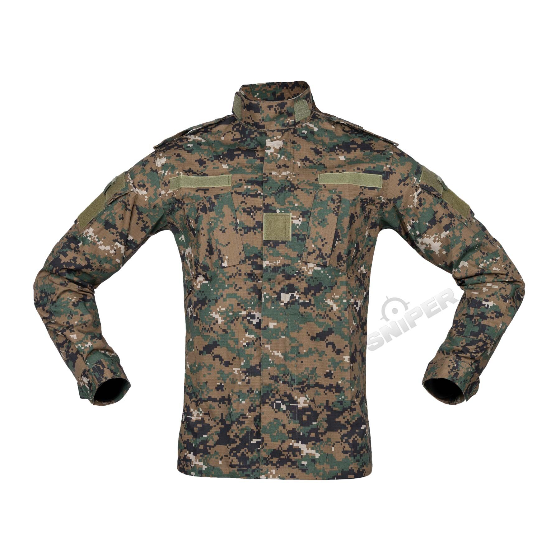 Reapo ACU Combat Shirt LVL1, Digital Woodland | Combat Shirts | Oberteile |  MILITÄRBEKLEIDUNG | Sniper Airsoft Supply