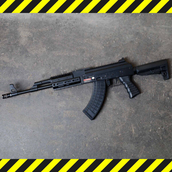B-Ware AK47 Tactical Carbine (S)AEG, Full Metal, Black - Bild 1