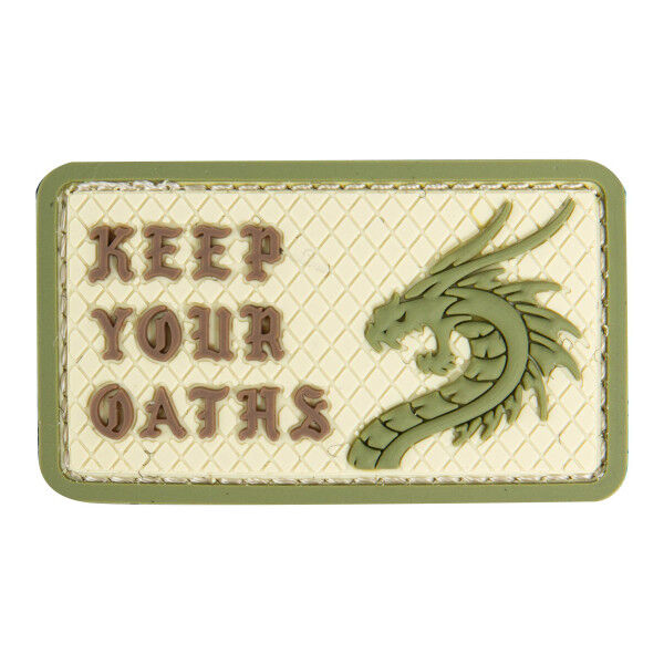 3D PVC Patch Keep your oaths, coyote - Bild 1