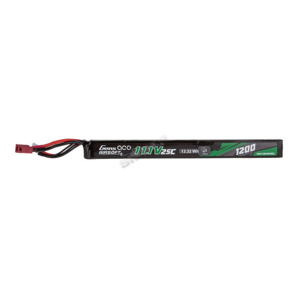 Dean 11,1V 1200mAh 25C Long Size LiPo-Akku, 1 Stick - Bild 1