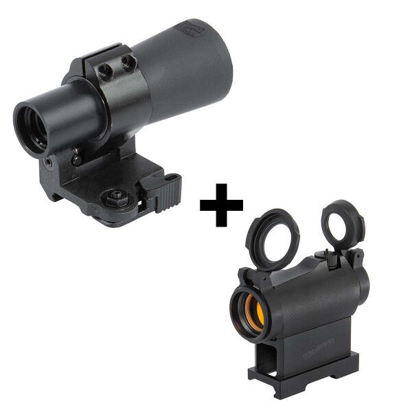 C2x17 Magnifier + RD-2 Red Dot Magnifier Set - Bild 1
