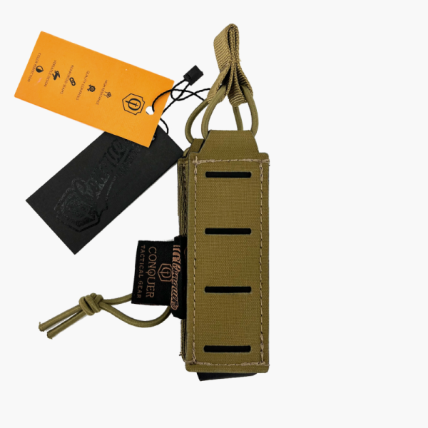 Conquer Single Pistol Mag Pouch, Coyote - Bild 1