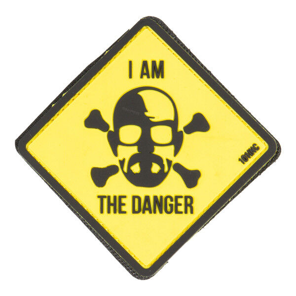 I am the Danger PVC Patch, yellow - Bild 1