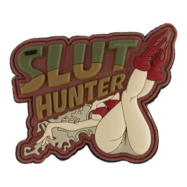 Patch PVC Slut Hunter, green - Bild 1