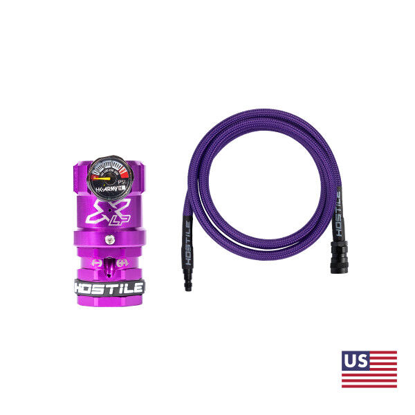 Hostile LXP Regulator Side Port w/ AWS Flex Line 42&quot;, Purple - Bild 1