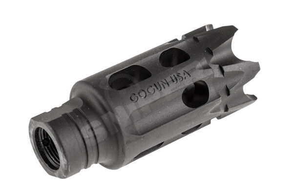 GoGun SuperComp Talon Flash Hider CCW, Black - Bild 1