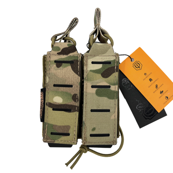 Conquer Double Pistol Mag Pouch, Camo - Bild 1