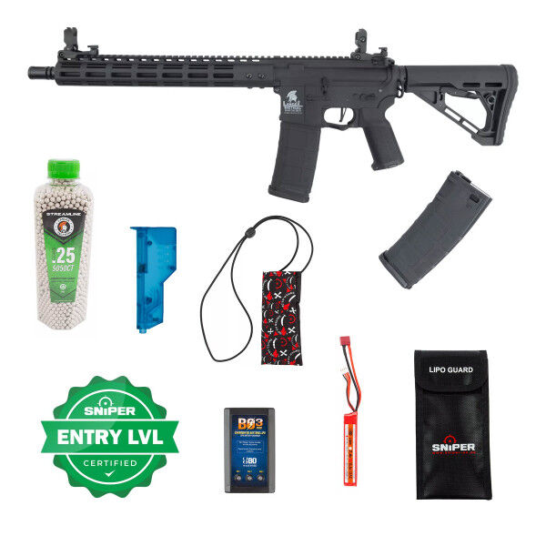 Einsteiger Set #1 - Lancer Archon Gen3 ETU M-Lok 14&quot; M4 (S)AEG , Black - Bild 1