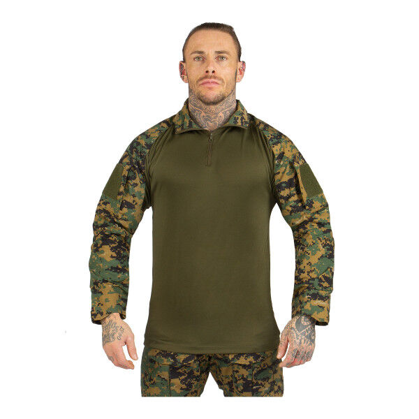 Warrior Combat Shirt mit Elbow Pads, Farbe Digital - Bild 1