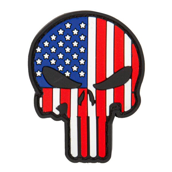 Skull USA Patch - Bild 1